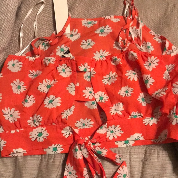 NWT CROP TOP SHIRT - Picture 2 of 4